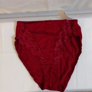 NEW Ladies Red Lace Underwear. Size 8. Lady Princess